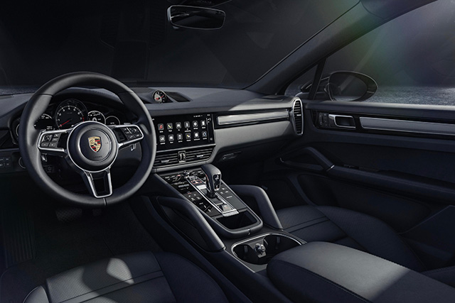 Interior of Cayenne Platinum Edition