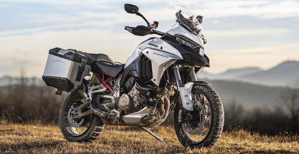 Ducati Multistrada V4 S in Iceberg White Livery