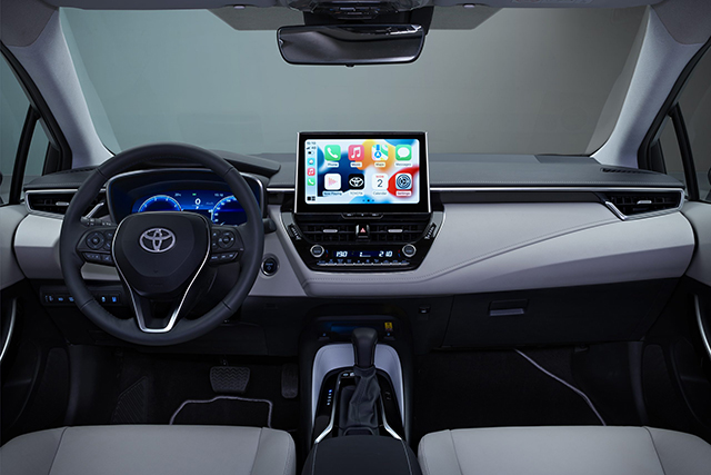 Interior of Toyota Corolla EU Spec