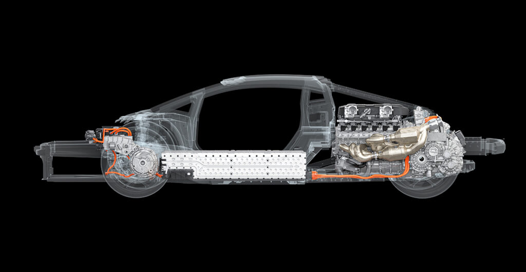 Lamborghini LB744 Powertrain