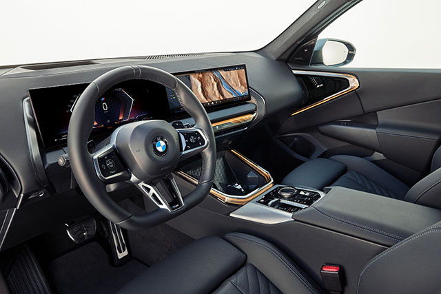 Interior of New BMW X3